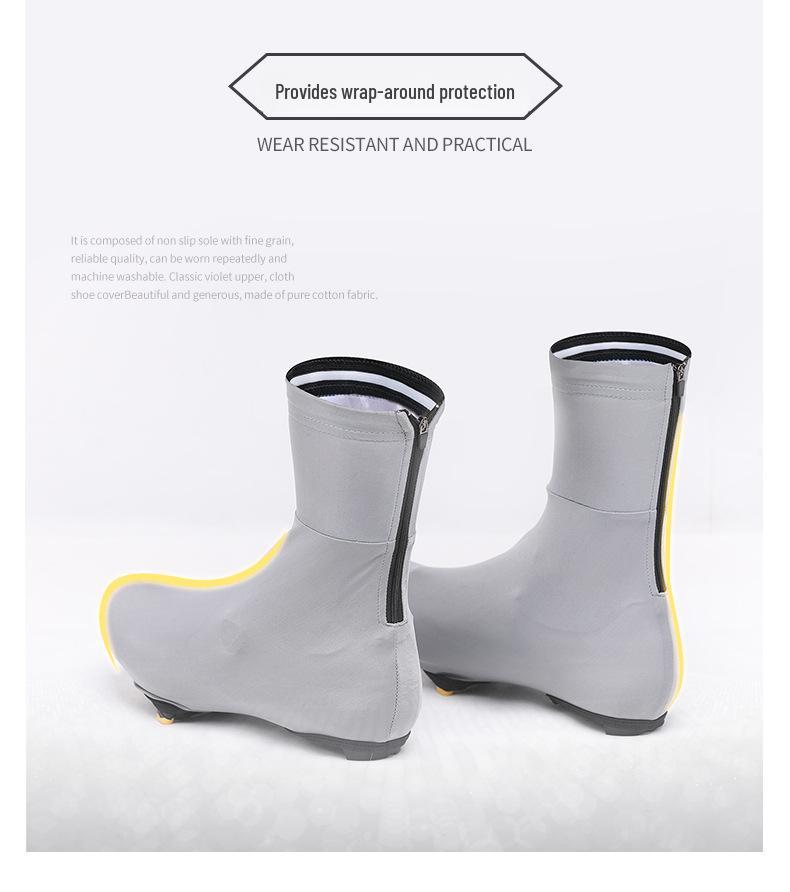 XINTOWN Solid Color Cycling Shoe Covers - Lightweight, Dustproof, Anti-Fouling Bicycle Gear