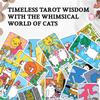 Wyspell Cat Tarot: 78-Card Deck with Guidebook - Unique Tarot for Cat Lovers and Enthusiasts - Cute Cards for Beginners