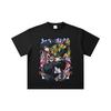 260 GSM Double Yarn 32 Count 100% Cotton Demon Slayer V74 Tomioka Print Unisex Heavy Cotton T Shirt