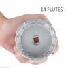64.5mm 14 Flute Aluminum Oil Filter Wrench Cap Socket Remover Tool for Lexus Toyota Corolla RAV4 Camry Highlander Tundra