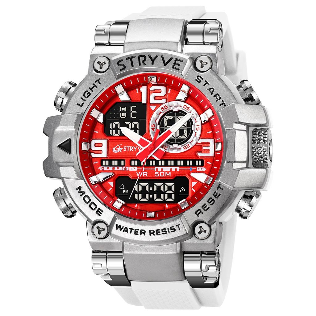 Men's Waterproof Luminous Running Alarm Clock Watch