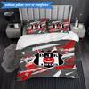 3PCS Besiktas Istanbul Football Club Bedding Set 2D Printing (Includes 1 Duvet Cover + 2 Pillowcases Coreless), Bedroom decor,Fan gift