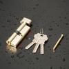 Door Lock Cylinder 70Mm/80Mm/90Mm Security Copper Lock Cylinder Interior Bedroom Living Handle Brass Key Locking 3/4/5 Keys New