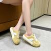 Mesh Bag Head Half Slippers Women's Outer Wear 2025 Spring and Summer New Versatile Lazy Flat Casual White Shoes Children