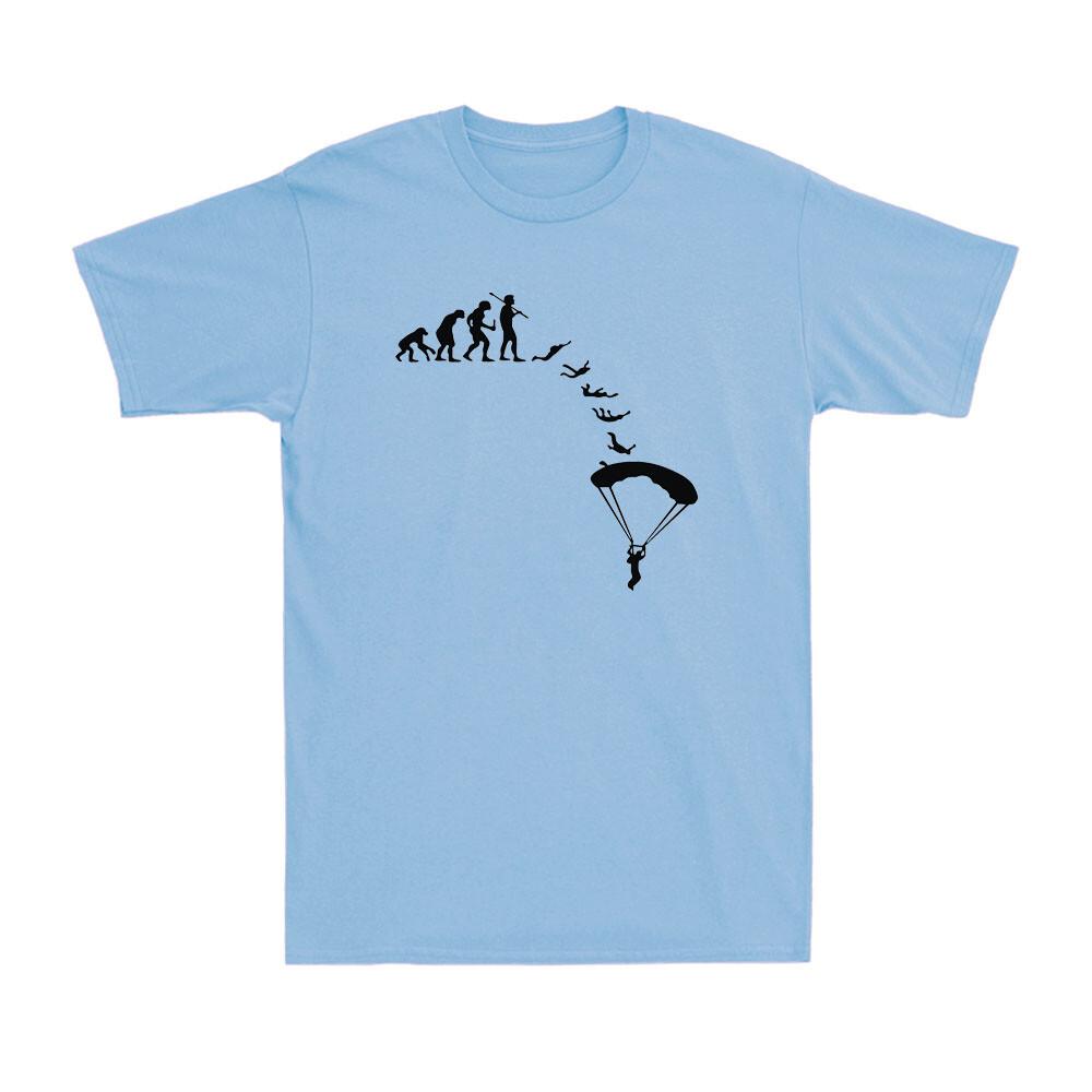Skydiving Evolution T-Shirt Funny Christmas Gift Funny Sportsman Men s T-Shirt S