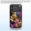 Gold Floral Pattern 2D Phone Case for iPhone 17 16 15 14 13 12 11 X XR XS Max Pro 8 plus - Glass Protective Cover