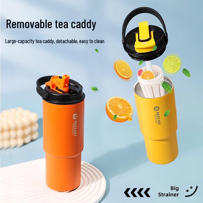 FUGUANG BESTJOY 316L Stainless Steel Dual-Use Straw Tumbler