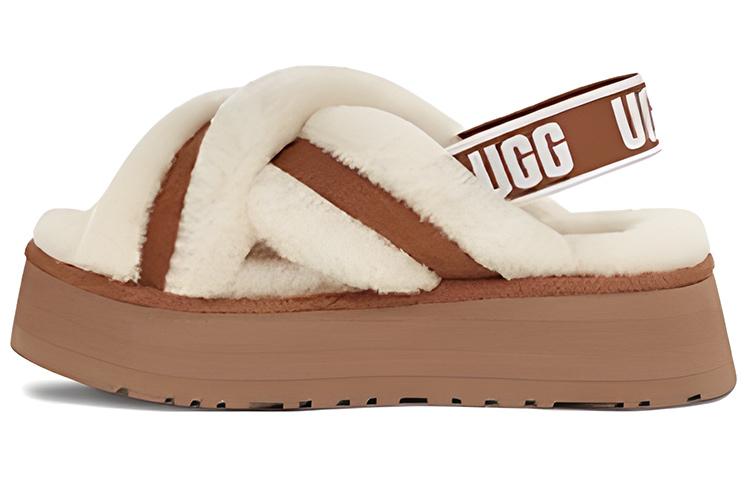 UGG Disco Cross Slides Каштан Женские 1121550-CHE 37