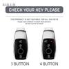 Car Remote Key Case Cover Shell For Mercedes Benz A C E S G Class Glc Cle Cla Glb Gls W177 W205 W213 W222 X167 Amg Leather Fob