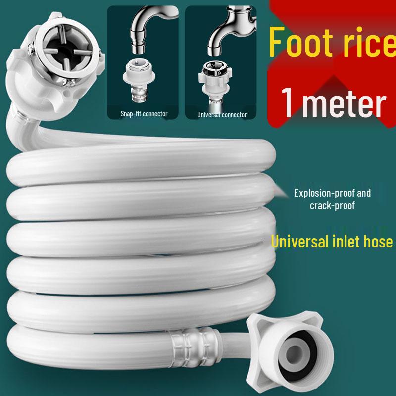 Anti-Detachment Extended Water Inlet Hose for Fully Automatic Washing Machine