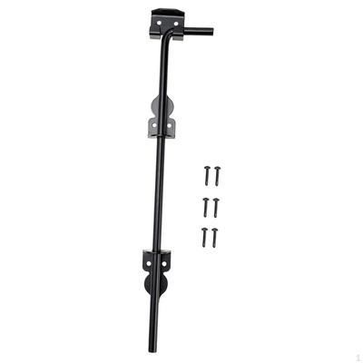 18 Inches Wooden Fence Gate Latch Door Drop Bar Simple Assembly Sturdy Versatile Hardware Steel