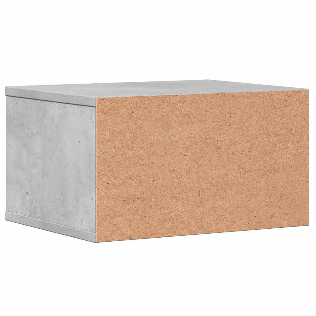 Vidaxl Printer Stand, Concrete Gray, 40X32X22.5 Cm