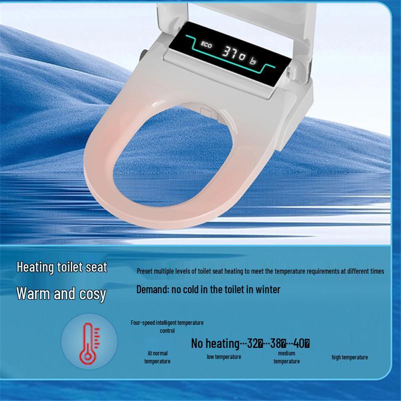 Uniwersalna Inteligentna Elektryczna Deska Sedesowa z Pilotem - Kształt U, Natychmiastowe Ogrzewanie i Kompatybilność z Kształtem V