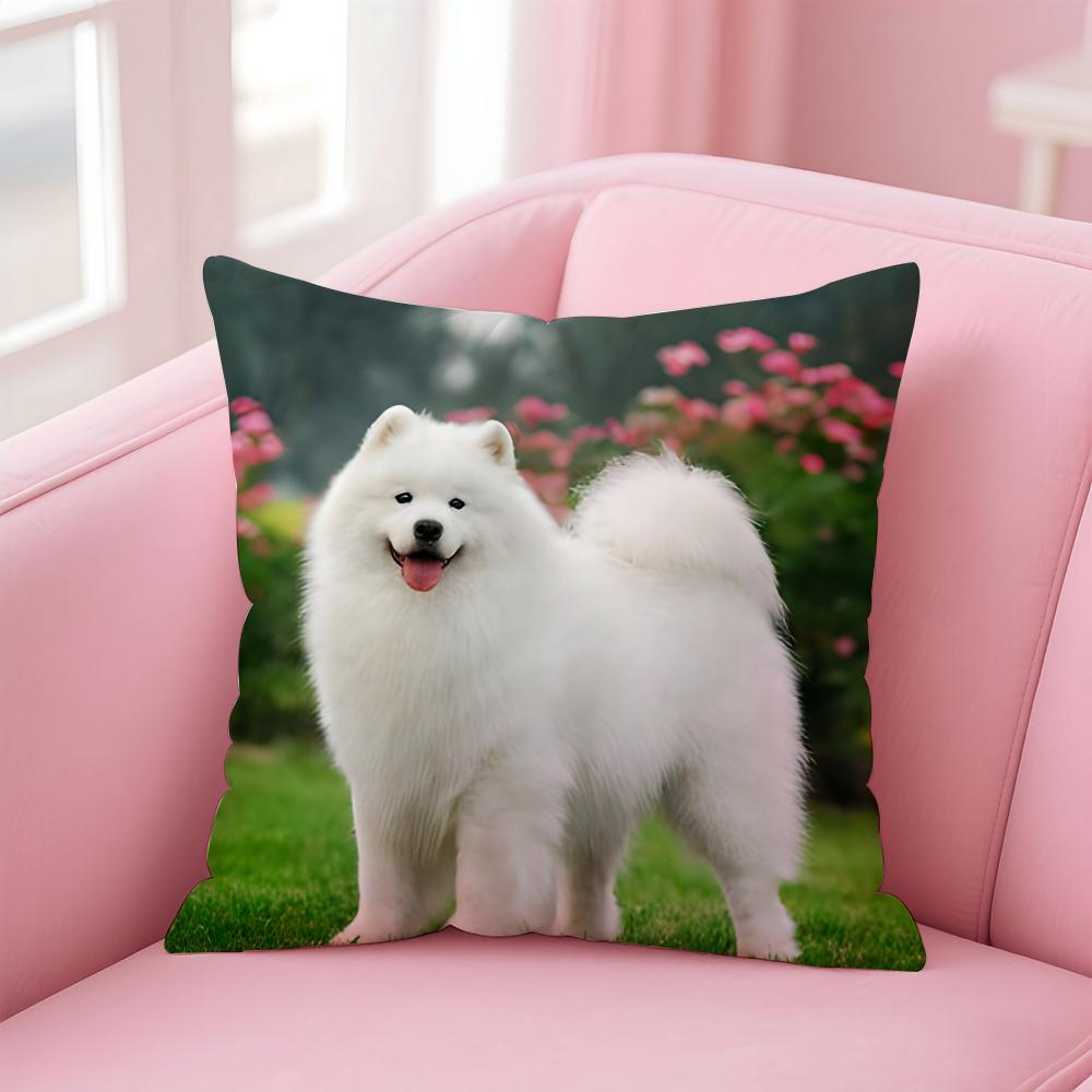 NICE CUTE Labrador Retriever dog Cushion Cover Pillow Case Soft Friendly Fabric  Concealed Zipper