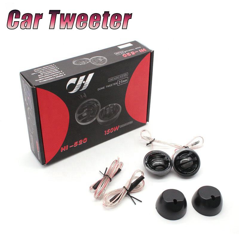 Car Tweeters With Filter Stereo Speakers Music Soft Dome Balanced HiFi System Door Speakers Car Audio Silk Film Speaker Boxes