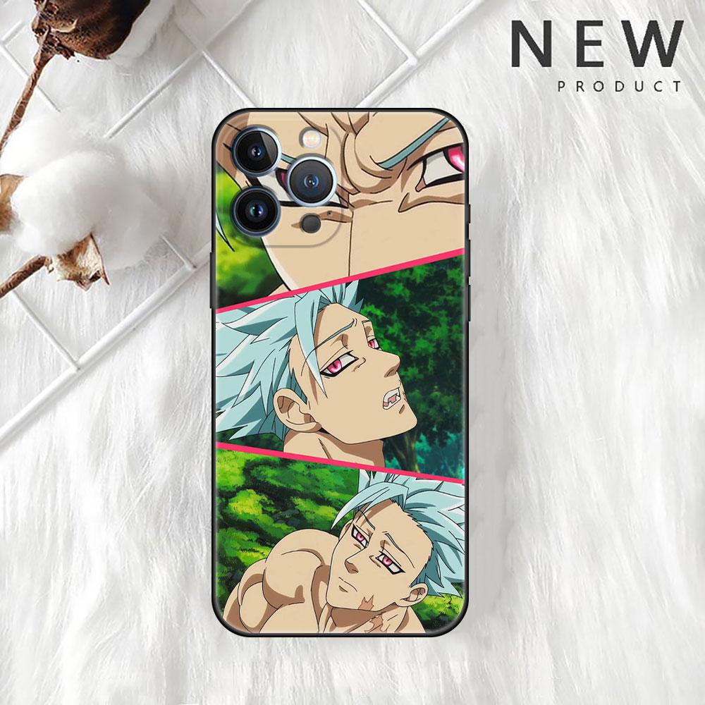 The Seven Deadly Sins Phone Case For iPhone 11 13 Pro Max 12 Mini 7 8 Plus SE 2020 X XS 6 6S 5 5S Soft Funda Silicone Back Cover