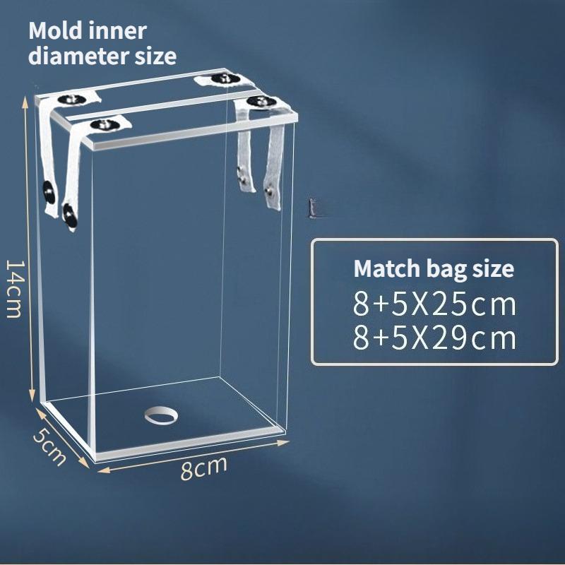 Acrylic Plastic Food Bag Rice Bags Used in Refrigerators and Supermarkets Vacuum Bag Compression Mold Rice Storage Transparent Rectangular