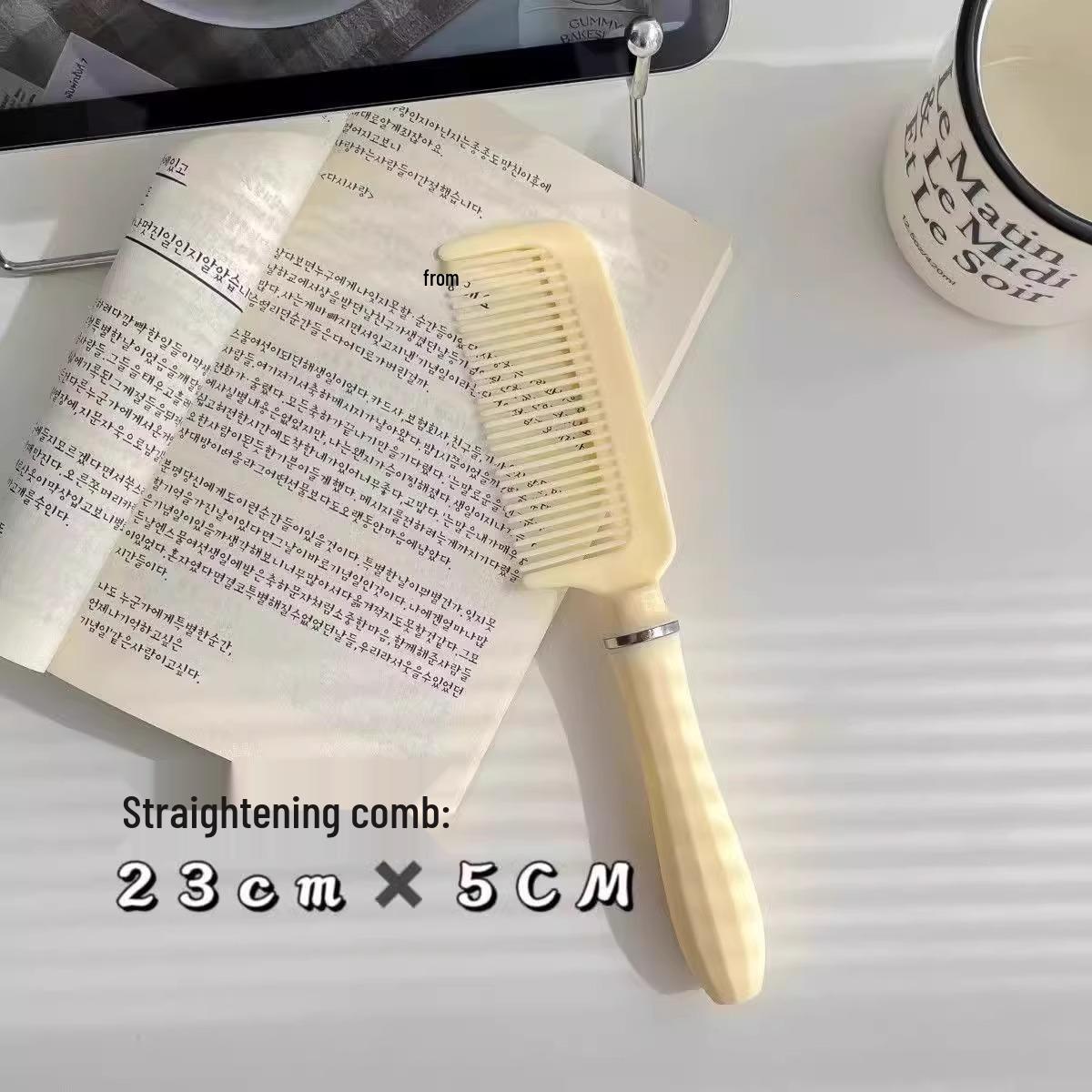 Fluffy Cushion Hair Comb Set: Airbag, Straight, Curling, & Massage Combs for Student Dormitory & Home Use.