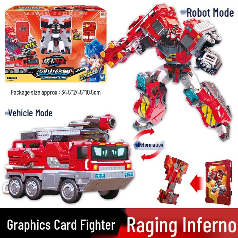 Blazing Ares: Transforming Robot Car Toy for Kids