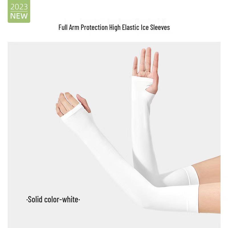UV Protection Ice Silk Arm Sleeves for Cycling and Outdoor Activities
