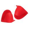 D5 2Pcs Oven Mitts Silicone Heat Resistant Pinch Mitts Anti Scalding Non Slip Gloves Clips Pot Holder Cooking Baking Oven Mitts