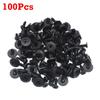 50/100Pcs 8mm Hole Plastic Rivets Fastener Screw Car Bumper Fender Fixed Buckle Auto Fastener Clips Automobile Accessories