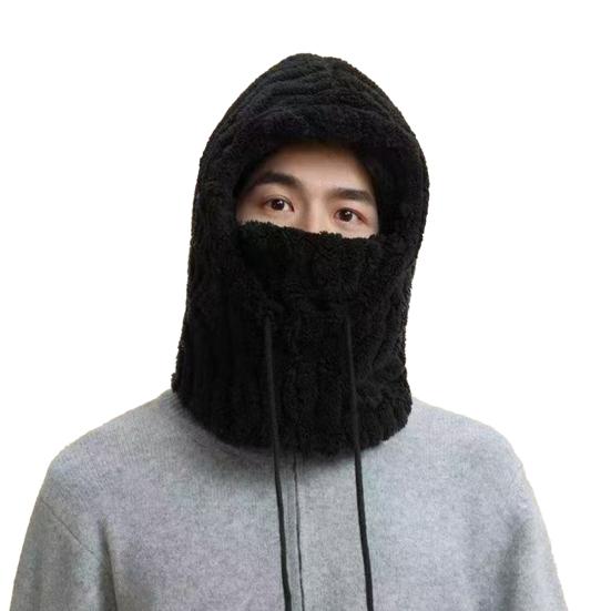 Fleece Balaclava for Women Winter One Piece Hat Scarf Set Windproof Ski Face Cushion Thermal Neck Warmer for Cold Weather