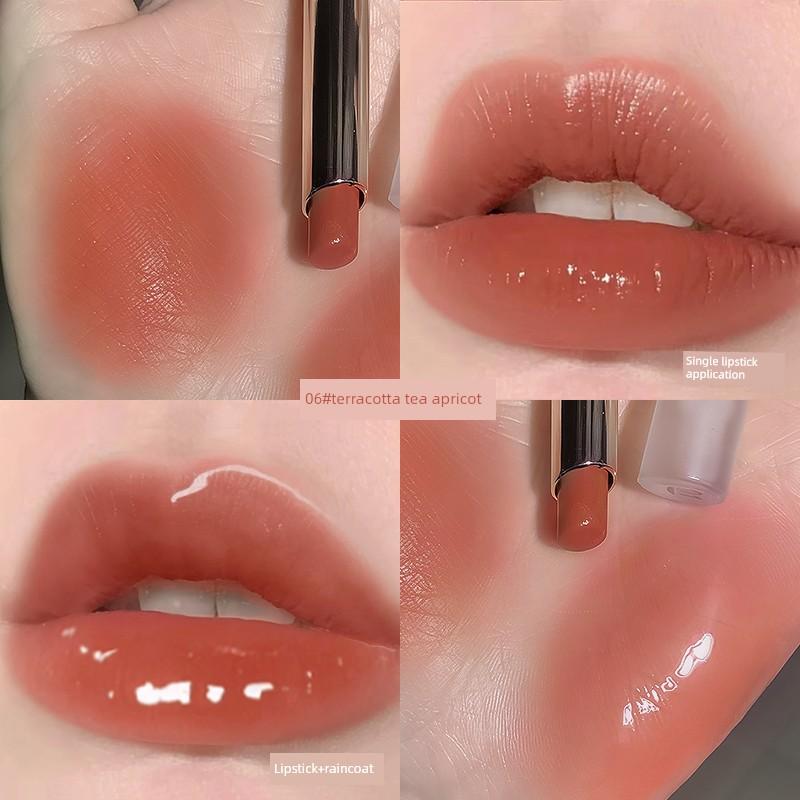 Maxfine Double-Ended Lip Gloss Genuine Product, Waterproof Lipstick That Doesn'T Fade, Doesn'T Stick to Cups, Long-Lasting and Non-Transferable