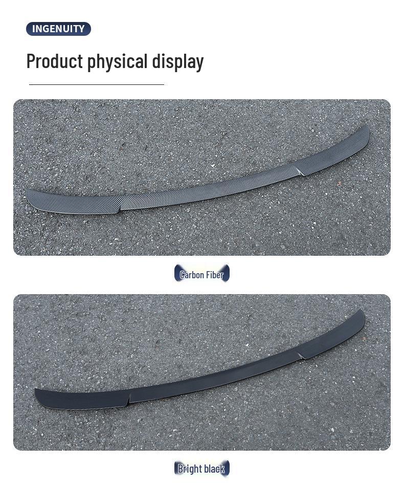 Chery Fengyun T9 Rear Sport Style Carbon Fiber Lip Spoiler Trim
