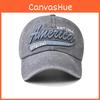 Baseball America Cotton Cap With Embroidered Flag Design For Men Women And