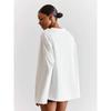 New Fashion T-shirt European and American New Fashion Casual Loose round Neck Print Long sleeve Cotton T-shirt Top