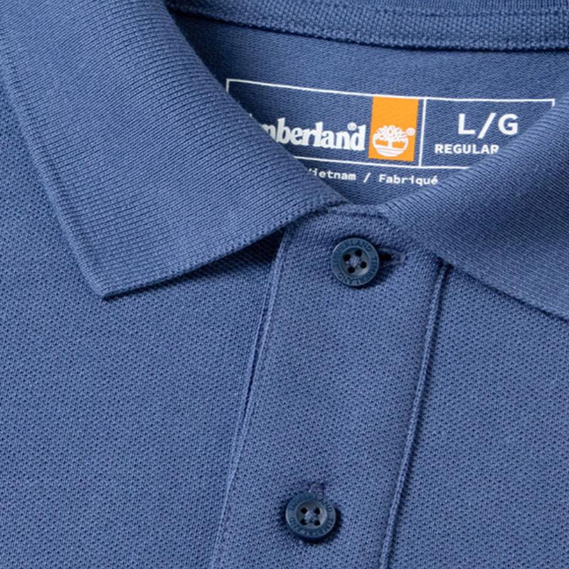 Timberland Outdoor Sports Breathable Pullover Short Sleeve Polo Shirt Men Polo Shirts A24H2-EYO