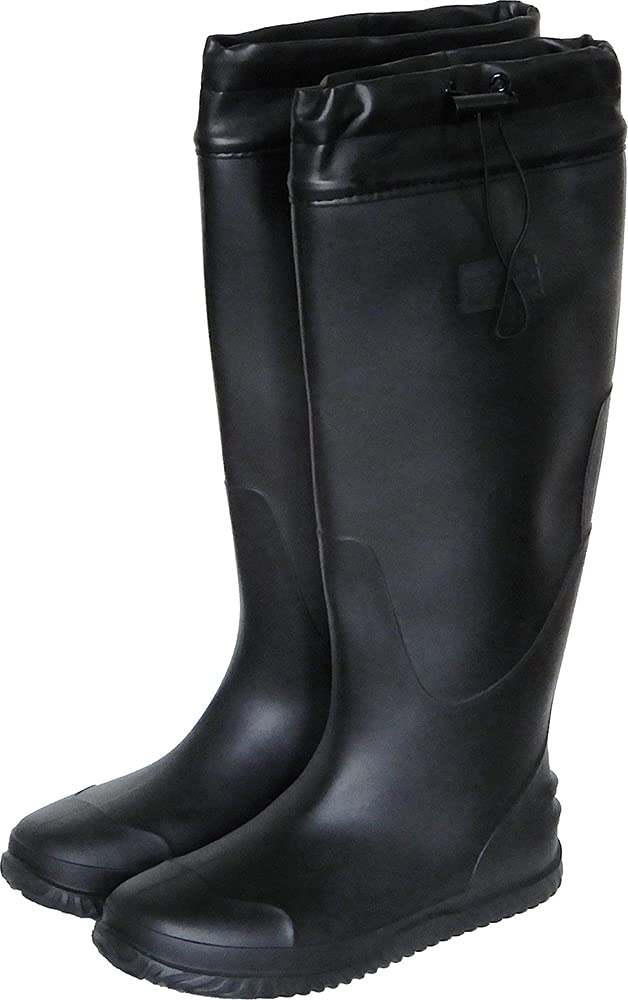 

Карманные дождевые сапоги Длинные дождевые сапоги для мужчин и [FASPROJECT] [L Прибл.. 25.5-26.0см/Черный] Обувь, Ботинки, Резиновые сапоги, Складные, Стильные, Для улицы, чёрный