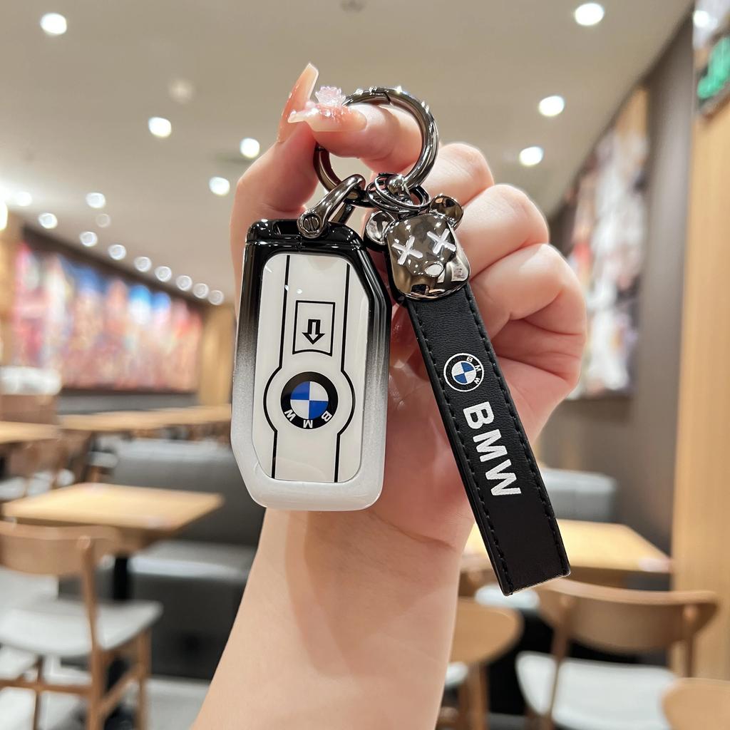 NNEJ4 Zinc Alloy for BMW R1200RS F900xr R1250gs C400gt K1600gt R1200GS Lc R1200RT Motorcycle Key Case Cover Accessories