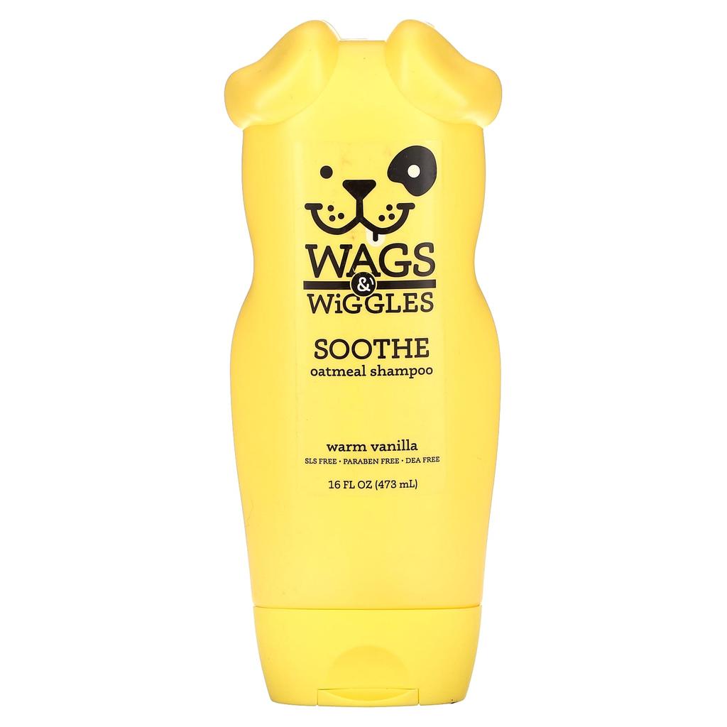 Wags & Wiggles Soothe Oatmeal Shampoo, Warm Vanilla, 473 Ml (16 Fl Oz)