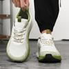 Men's wide-palm running shoes Four season new breathable soft-sole non-slip racing casual sports shoes thick-sole speed sneakers
