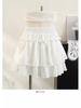 Girls' Fluffy Ruffle Skirt with Safety Shorts - Versatile for Spring, Summer, and Autumn