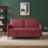 Storage Sofa in Burgundy 152 x 78 x 87 cm Polyester