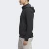 Adidas Go-To Quarter-Zip Hoodie Solid Color Logo Long Sleeve Hooded Sweatshirt Men Hoodies Black II7845