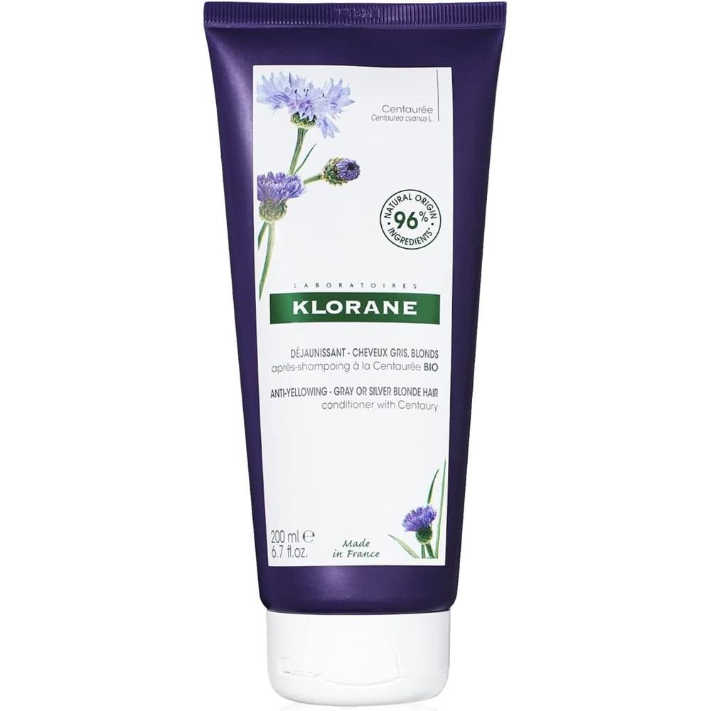 Klorane Centaury Purple Conditioner Plant-Based Purple Conditioner with Brighton Blonde