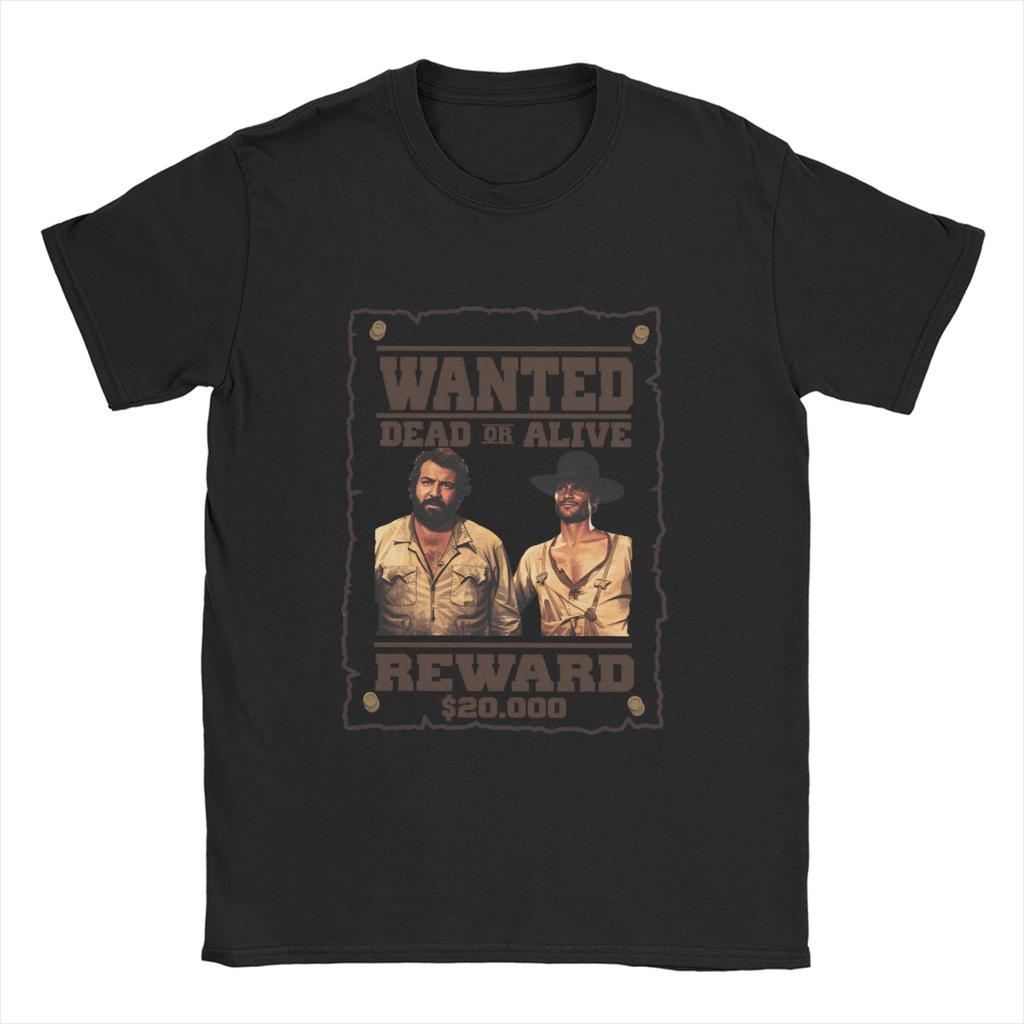Unisex Humor Bud Spencer And Terence Hill T Shirts Cotton Clothes Novelty Short Sleeve Round Collar Tees Birthday Gift TShirt