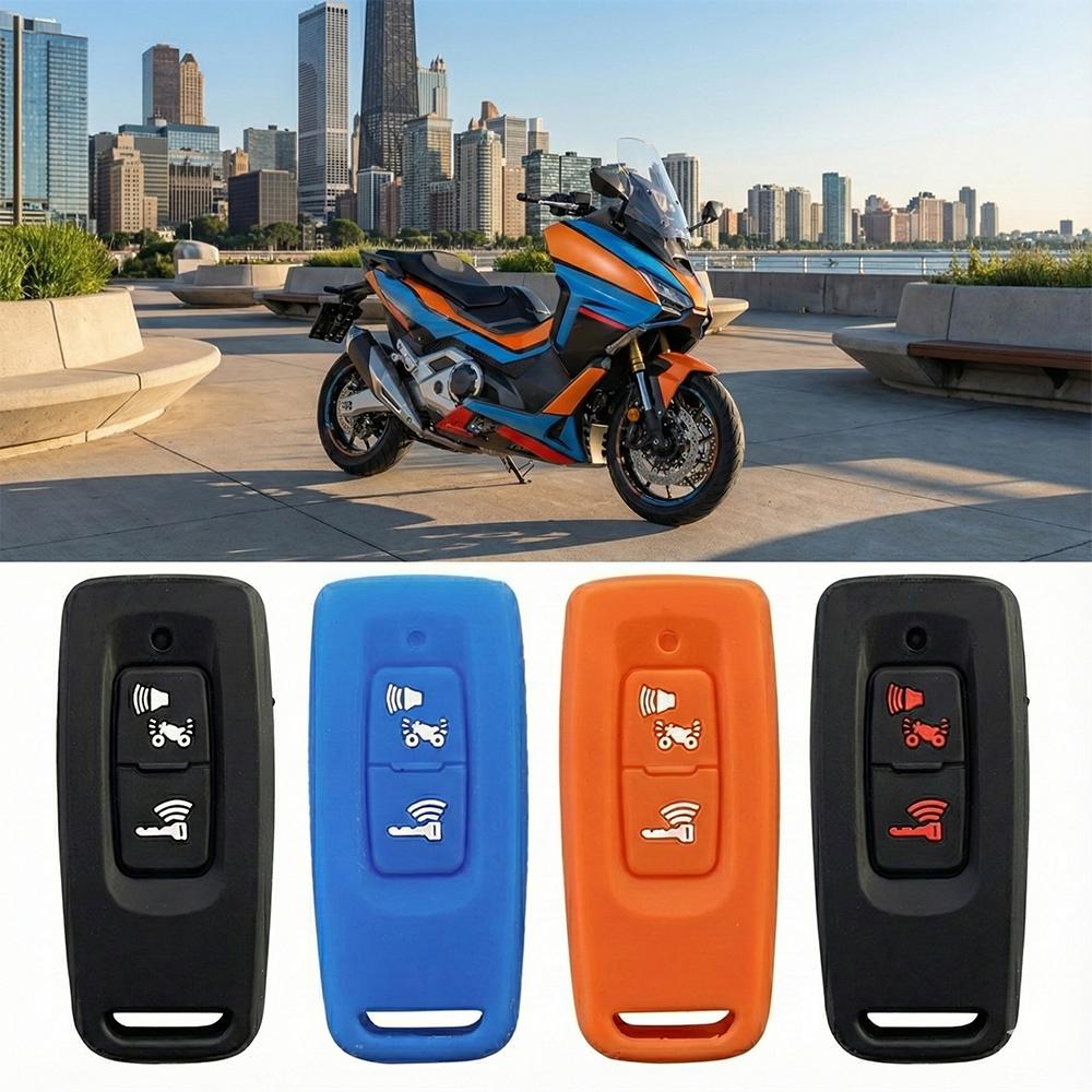 Silicone Key Fob Cover Case For Honda Adv350 Pcx125/160 Sh350I (-)