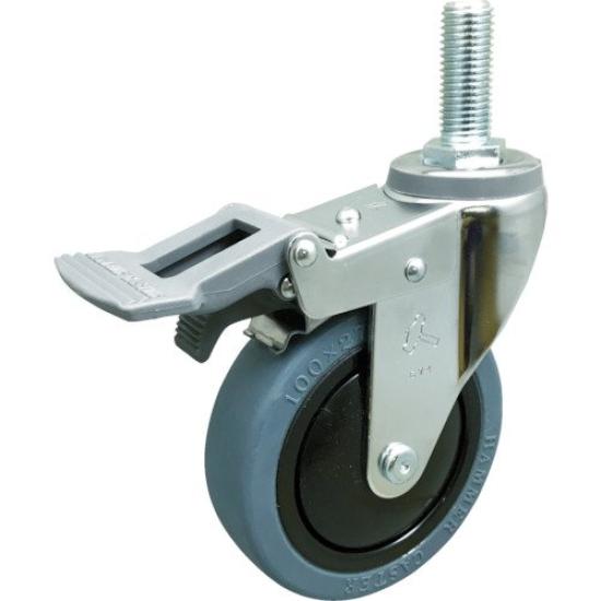 

Колесо резиновое поворотное с тормозом Hammer 920E тип, винтовое 915EA-FR125