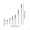 6 Pieces Screwdriver Drill, Anti Slip, Versatile, Electric Set Insert Bits for Fixing