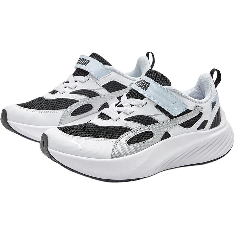 Puma Pounce Lite Om Ac Jr Soft Comfortable Training Sprint Racing Lightweight Durable Shock Absorption Low Top Running Shoes Kids sneaker 404325-01