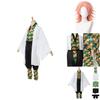 Premium Demon Slayer Kimetsu No Yaiba Sabito Cosplay Costume Stylish Breathable Kimono Outfit