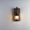 Vintage Wooden Wall Lamp E27 Industrial Restaurant Living Room Creative Corridor Corridor Background Wall Decoration Lamp