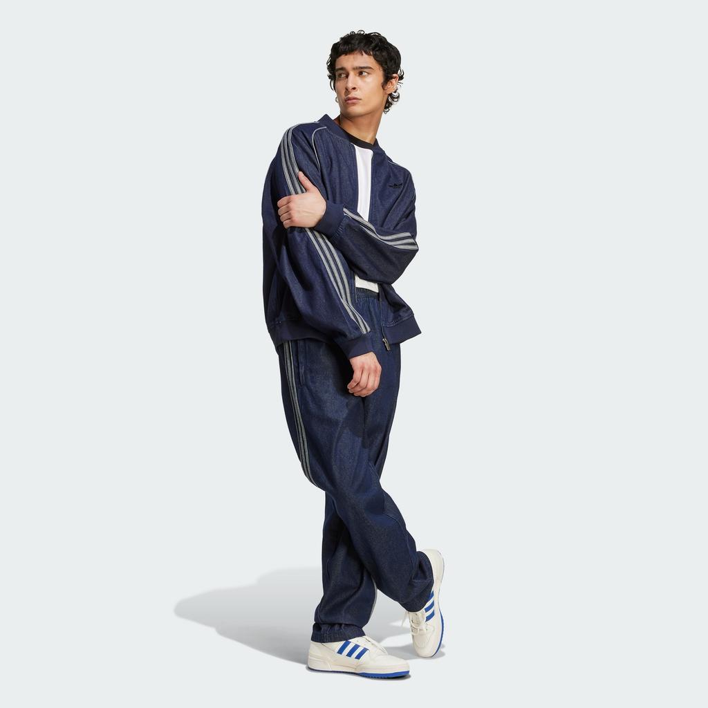 Adidas Superstar Loose Denim Track Top - Indigo Denim / Jx6461
