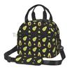 Süße Avocado-Print Isolierte Lunchtasche Wiederverwendbare Thermische Lunchbox für Damen Herren Wasserdichte Kühltasche für Picknick Schule Arbeit