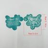 50 Sheets/pack, Unique, Thank-you Card, Small Business, Green Thank-you Card, Party Decoration, Commercial Thank-you Card, Wedding Decoration Label